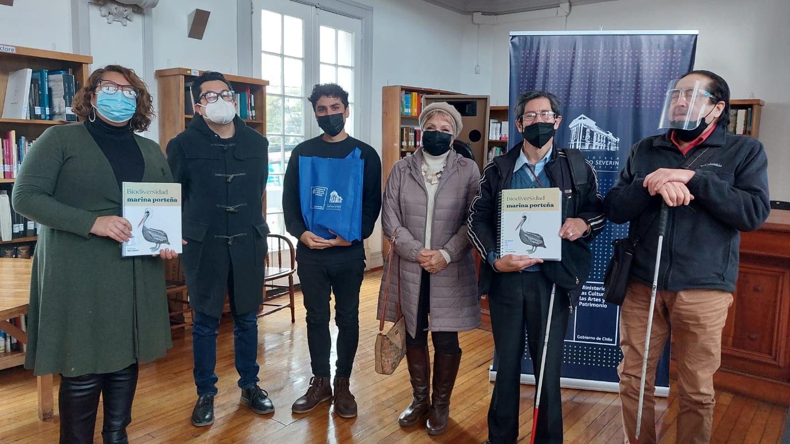 Centro de grabación para Ciegos Viña del Mar quienes se hicieron presentes en esta presentación