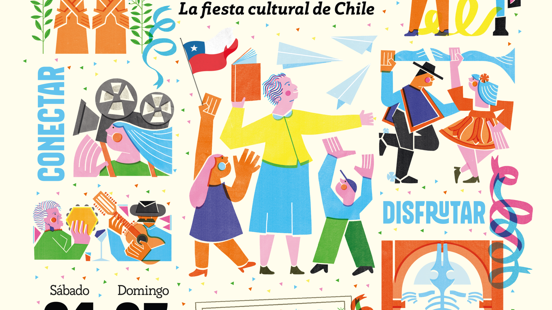 Afiche del Dia de los Patrimonios 2025