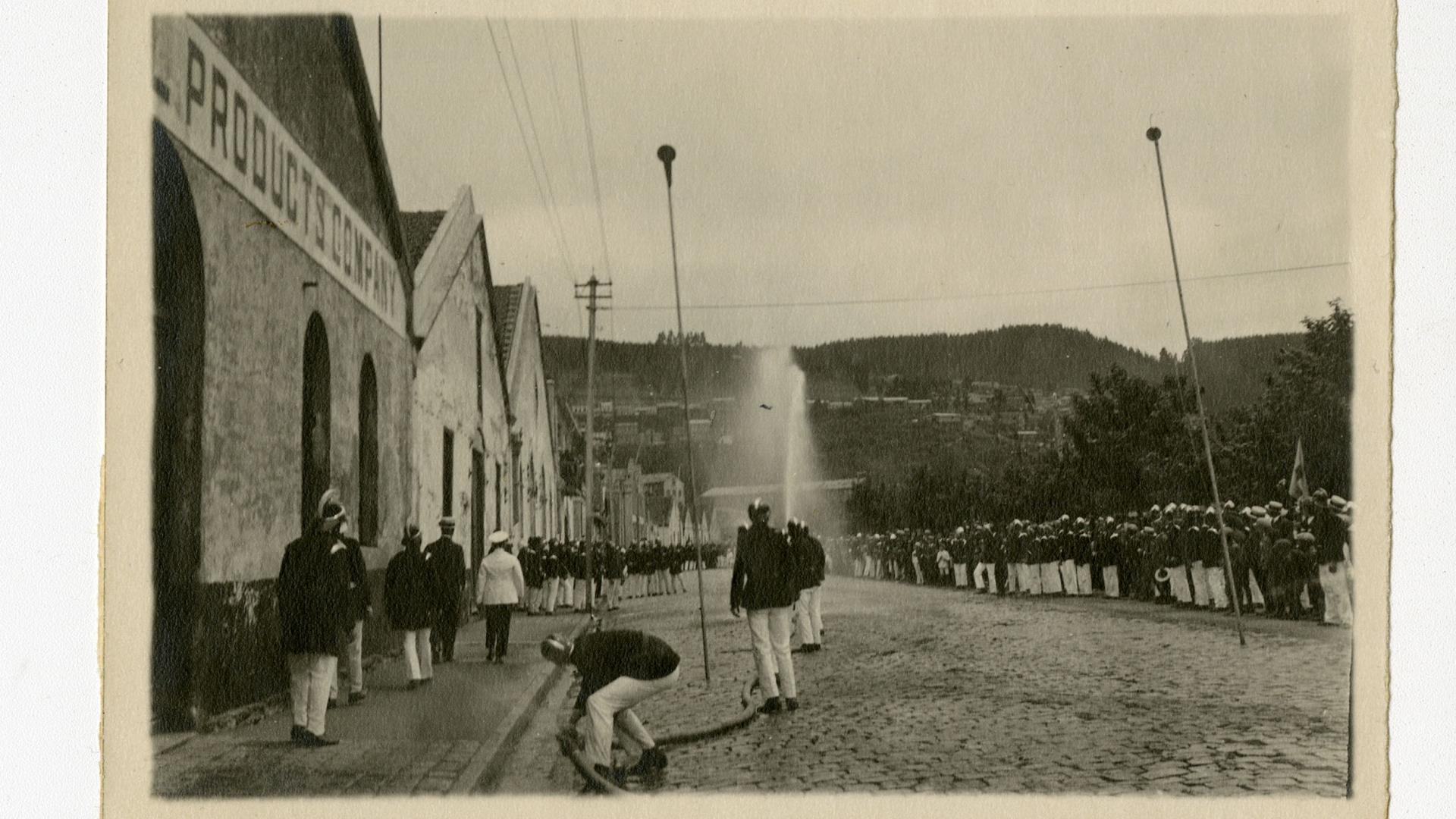 Ejercicio de competencia - 5ta. Compañía  - Talcahuano, 1923