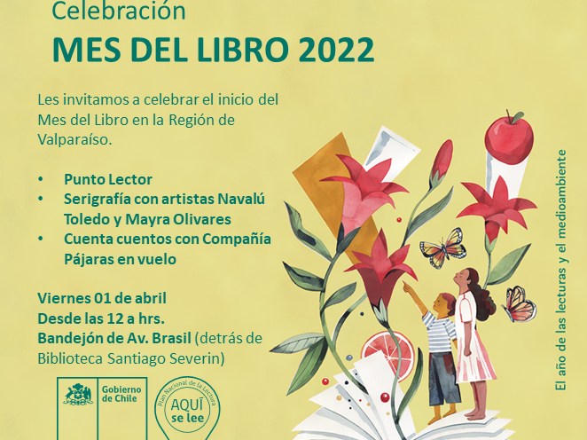 Afiche lanzamiento mes del libro