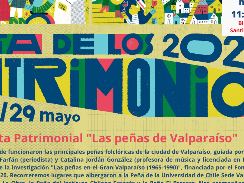 Afiche peñas de Valparaíso