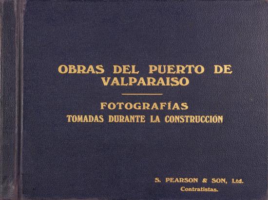 Portada Álbum Obras del Puerto de Vaparaíso