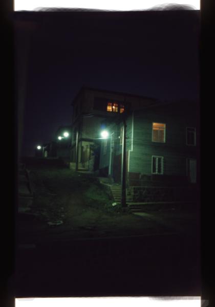 Calle de Playa Ancha de noche