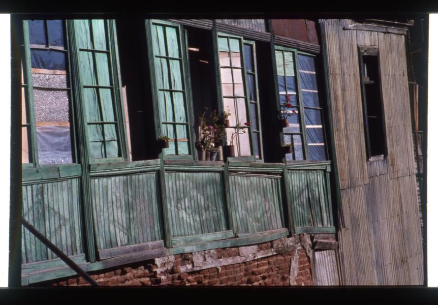 Vieja arquitectura descuadrada