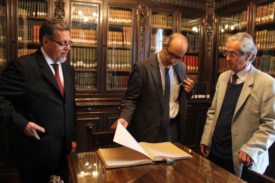 Rodrigo Valdés, Ministro de Hacienda en la Sala Dante Alighieri